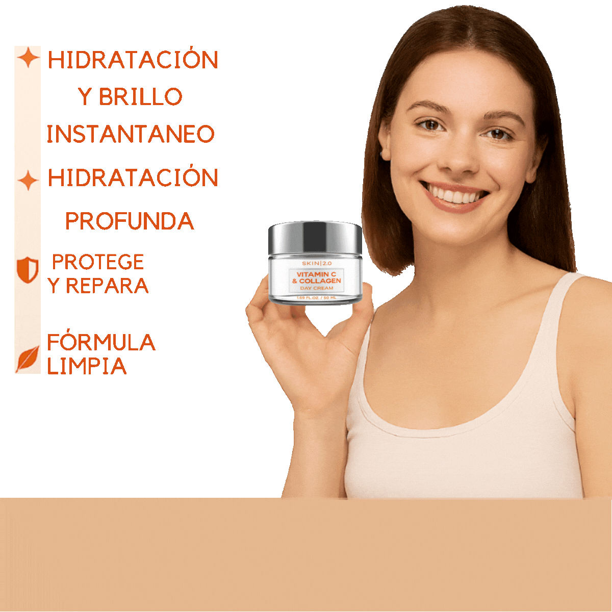 Vitamina C y Colágeno  Skin 2.0