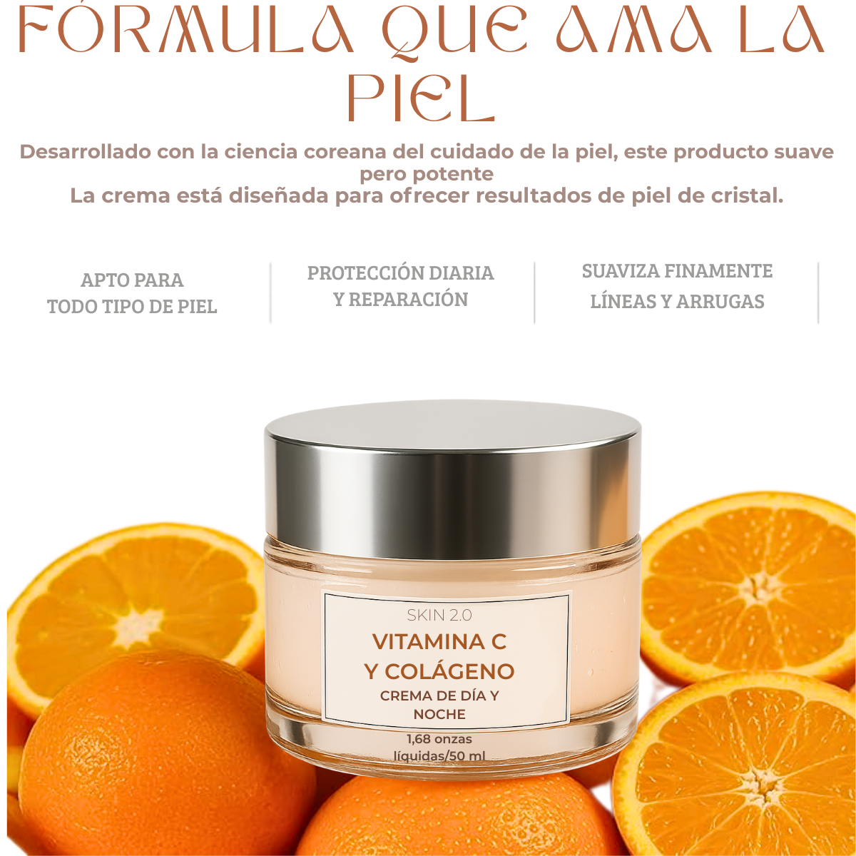 Vitamina C y Colágeno  Skin 2.0